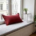 thumbnail image 6 of Pillow Shams, Microfiber Standard, Fade, Wrinkle and Shrinkage Resistant Soft Pillow Covers with Envelope Closure Sham Cover for Hot Sleepers Wine, 6 of 6
