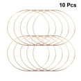 thumbnail image 4 of WRISTBIQUE 10Pack DIY Dreamcatcher Accessories Dreamcatcher Iron Ring Round Metal Crafts Maker 65mm, 4 of 10