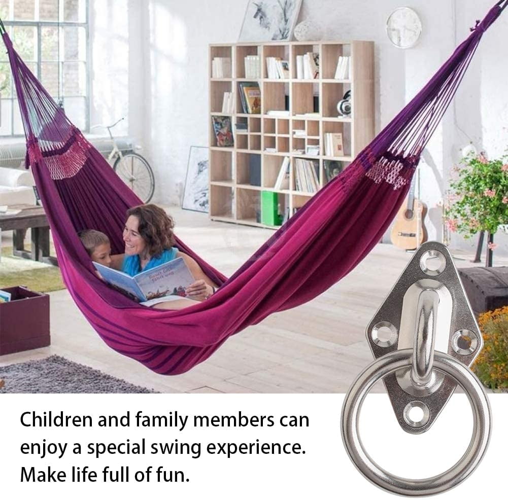 Seat Trapeze Yoga BESTZY Heavy Duty Stainless Steel Hanging Kit Swing Hangers and Hammock Spring and Swing Swivel Spinner Kglobal Swivel Hook and Locking Snap Hooks for Wooden Sets，tire Swing Swivel 