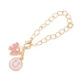 thumbnail image 5 of Unique Bargains 1 Pc Butterfly Round Letter U Cup Chain Charm Water Cup Pendant Pink Alloy, 5 of 5