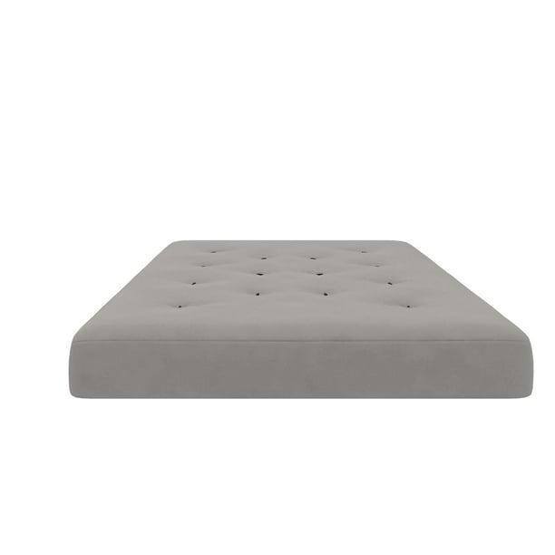 RealRooms Cozey 8 Inch Spring Coil Futon Mattress Microfiber