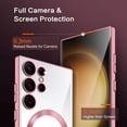 thumbnail image 2 of Designed for Samsung Galaxy S23 Ultra 5G Case Clear Compatible with MagSafe Ultra Shockproof Protective Cell Phone Cases Cover Flexible Covers Soft Edge case for Galaxy S23 Ultra case, 2 of 14