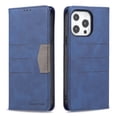 thumbnail image 2 of iPhone 13 Pro Max Wallet Case, PU Leather Flip Kickstand Magnetic with Card Holder Shockproof Soft TPU Protective Cover, Blue, 2 of 6