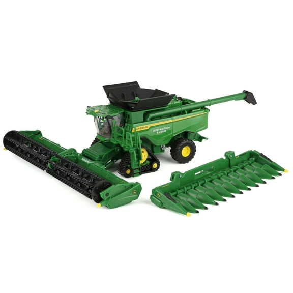ERTL 1/64 John Deere S7 900 Combine with Corn & Grain Heads, 2025 Farm Show 45970