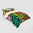 thumbnail image 3 of Ambesonne Cactus Bedding Set 3 Pcs, Cartoon Desert Landscape, Twin, Multicolor, 3 of 3