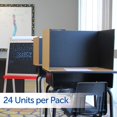 thumbnail image 4 of Study Carrel Flipside Products, color negro, 45 x 120 cm, paquete de 24, 4 of 4