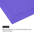 thumbnail image 5 of EVA Foam Sheets Dark Blue 19.7 Inch x 17.7 Inch 0.8mm Thick Crafts Sheets 5Pcs, 5 of 7