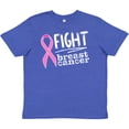 thumbnail image 3 of Inktastic Fight Breast Cancer Pink Ribbon Youth T-Shirt, 3 of 5