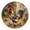 A068, variant on 12 Inch Wall Clock Battery Operated Round Clock for Office, Kitchen, Outdoor, Living Room, Vividly - Painted Barnyard Rooster