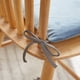 thumbnail image 4 of Yuarrent Cojín para silla con lazos para taburete, almohada cuadrada para el hogar y la Oficina, cojines transpirables inclinados, alfombrilla Decoración del hogar Cielo azul Yuarrent HA083965-03, 4 of 6