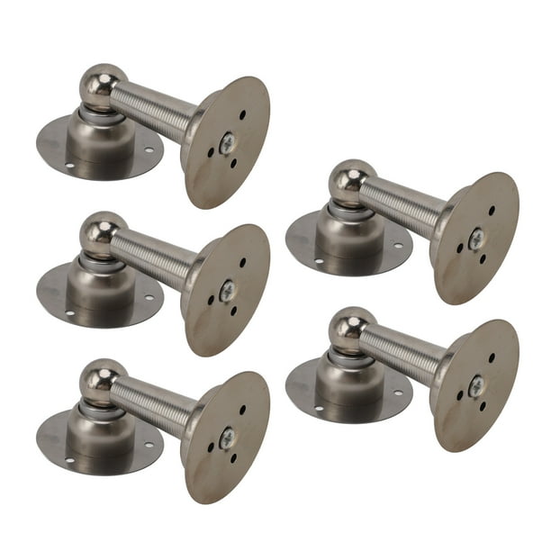 Tope Magnético Para Puerta, Imán Fuerte, Cierre Magnético Para Puerta, 5 Piezas, Montado En La Pared, De Acero Inoxidable, Resistente, A Prueba De Herrumbre, Simple Y Moderno
