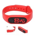 thumbnail image 1 of Digital Watch, Luminous Electronic Watch Portable Electronic Wrist Watch Waterproof  For Home Red, 1 of 8