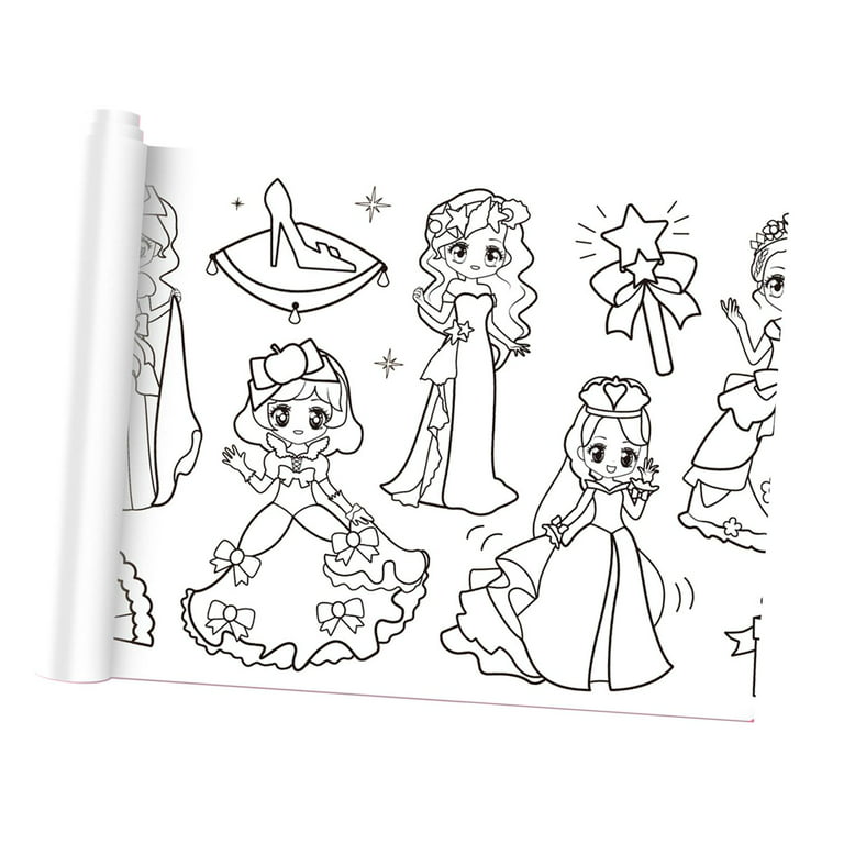 chibi princess coloring pages