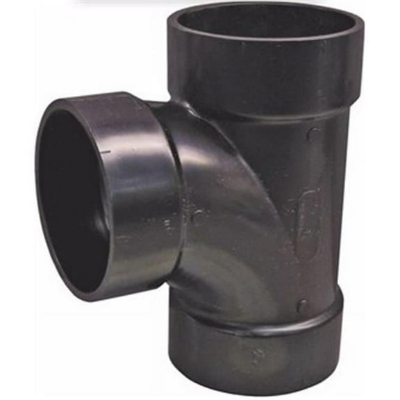 Genova Products 102152L 2 in. ABS Sanitary Drain Waste Vent Tee
