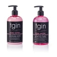 thumbnail image 1 of tgin Rose Water Smoothing Leave-In Conditioner & Rose Water Defining Styling Gel for Curly, Coily and Wavy Hair, Lightweight Moisture and Curl Definition, 13 oz (Set), 1 of 7