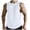 White, variant on Zylarhe Mens Summer Sports Fitness Basketball Training Vest Sleeveless Exercise Mesh Quick Drying Running Gym Shirt White XXL