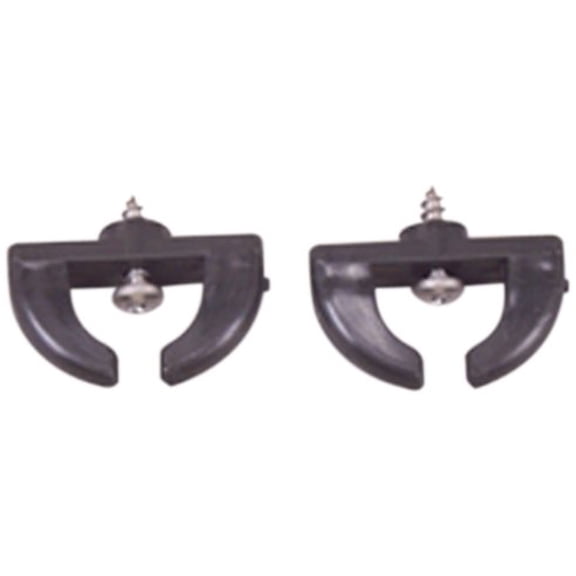 Taylor Black Thermoplastic Turn Latches with Self-Tapping Screws, 2pk