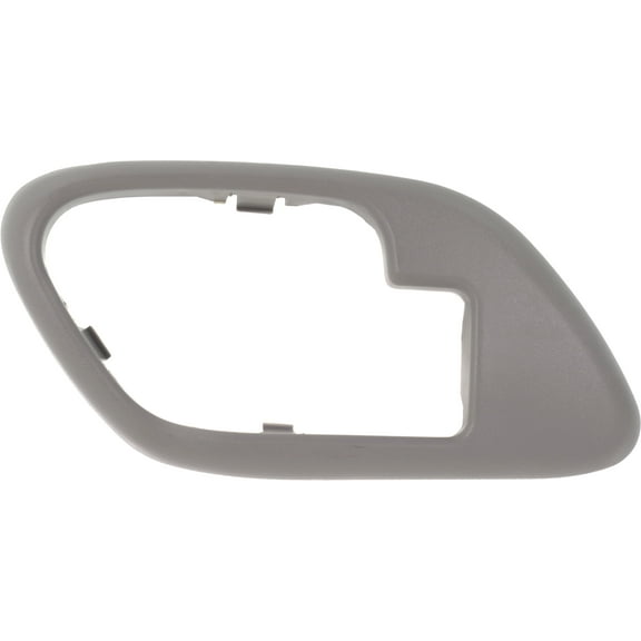 Door Handle Trim Compatible with GMC C/K FULL SIZE P/U 1995-2002/SUBURBAN 1995-1999 LH Inside Gray Plastic