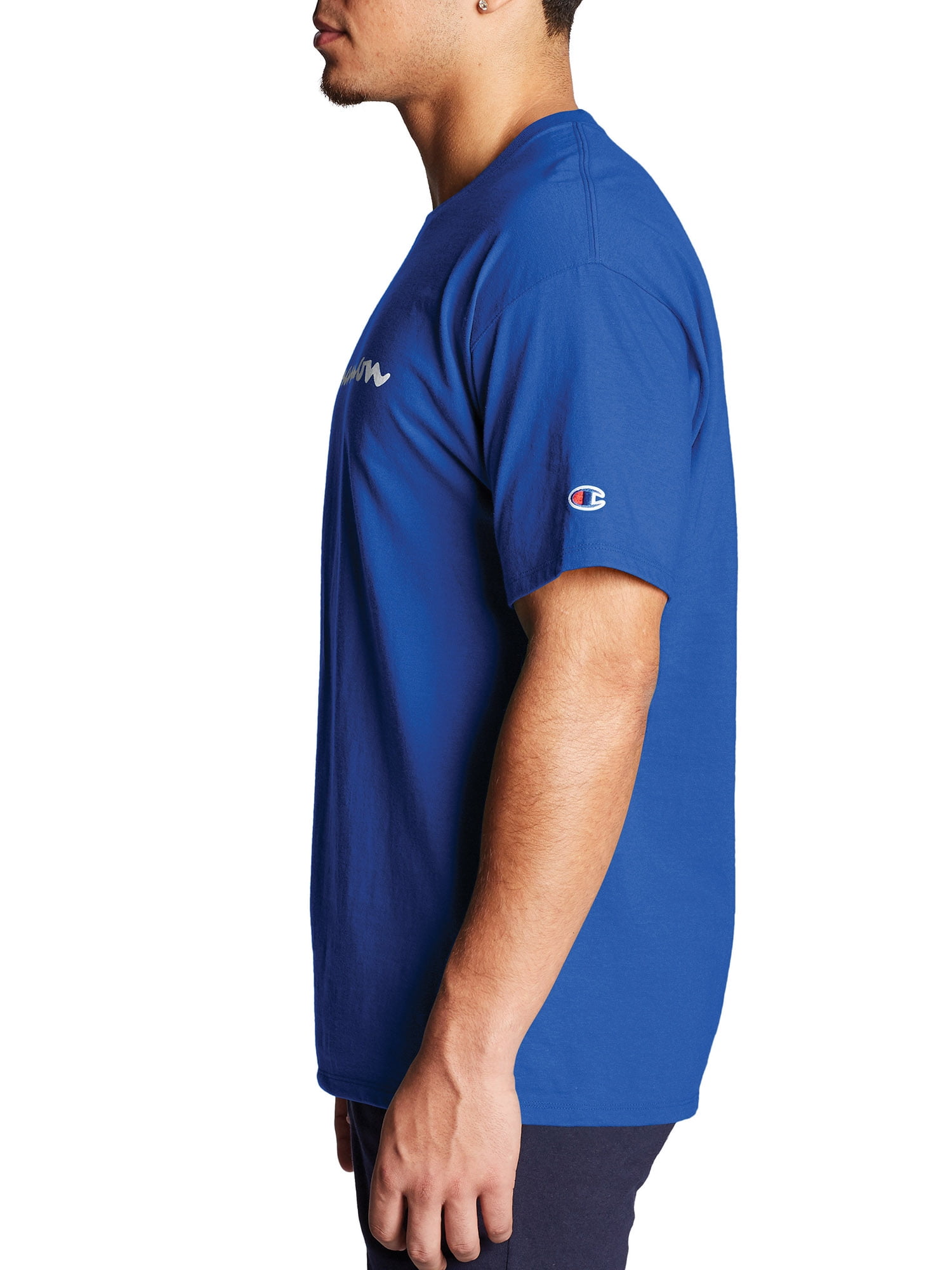 Champion Big & Tall Men's Classic Script Logo Graphic Tee, Sizes LT-6XL