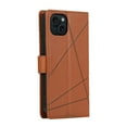 thumbnail image 3 of Nalacover Case for iPhone 14 - Card Holder PU Leather Flip Wallet Cover with Magnetic Clasp Stand Hand Strap, Soft TPU Inner Shockproof Anti-Scratches Case for iPhone 14, Brown, 3 of 10