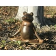 thumbnail image 2 of The Inner Peace of A Frog Yoga Toad In Meditation Figurine Collectible Sculpture Garden Decor 11 inch Tall, 2 of 4