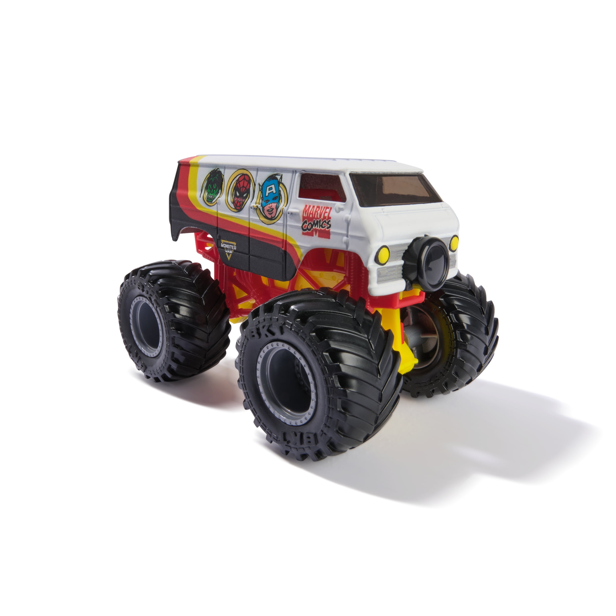 Monster Jam, Marvel Official Marvel Comics Monster Truck, Die-Cast Vehicle, 1:64 Scale, Super Hero Kids Toys for Boys Ages 3 and up