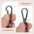 thumbnail image 4 of Uxcell Purse Chain Strap Iron Flat Chain Strap Alloy Handles Bag Strap Replacement Black 8", 4 of 7