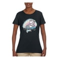 thumbnail image 2 of Wild Bobby, Mermazing Mermicorn Cute Gift Women Girls, Streetwear, Womens Graphic Tees, Black, Small, 2 of 3