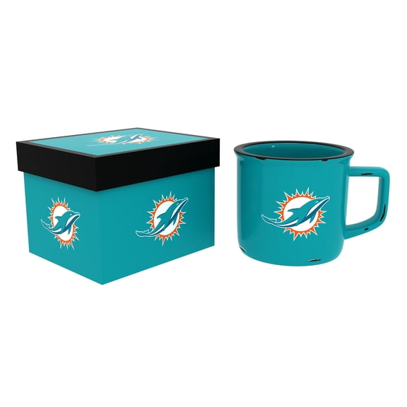 Taza De Cerámica NFL Evergreen Camp Cup 400ml Dolphins