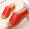 thumbnail image 4 of Zapatillas con cuña para mujer, zapatillas para exteriores para mujer, cadena de perlas, suela blanda Wmkox8yii ytu11064, 4 of 5