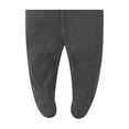 thumbnail image 6 of Bellafa Infant Baby Boys' Long Sleeve Footed One-Piece Button Snap Romper Jumpsuit Cotton Bodysuit Onesies For Newborn 0-12M, 6 of 7