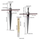 thumbnail image 3 of Escariadores Cónicos Para Pasadores De Puente de 6 chaflanes estriados para agujeros de hundimiento cónicos/chaflanes/tornillos, 3 of 7
