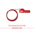 thumbnail image 3 of fastboy 4 Pièces Verrouillage Kit Professionnel Robuste Câble Serrure Polyvalent Réglable Sécurité Serrures Tagout Verrouillage Outil, 3 of 5