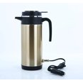 thumbnail image 2 of Hervidor Eléctrico Universal Para Coche, Botella De Agua Caliente De 1200Ml, Tetera Inalámbrica De Calefacción Redonda, Taza De Café De Viaje Portátil Yuarrent VI009294-01, 2 of 7