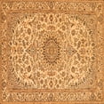 thumbnail image 1 of Ahgly Company Indoor Square Medallion Orange Traditional Area Rugs, 6' Square, 1 of 1