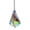 B, variant on Dserhfy Faux Crystal Suncatcher Window Rainbow Maker Handmade Glass Hanging Pendant Lamp Chandelier Prisms for Home Garden Decor
