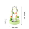 thumbnail image 3 of Ofertas del Cyber of Monday Ofertas del Black of Friday Juguetes para niños Liquidación por menos de $ 5 kkbbma Juguetes de madera para niños pequeños, bebés de madera con cuentas que usan cuentas, 3 of 6