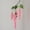 Pink, variant on Artificial Wisteria Vine, Long Plastic Artificial Wisteria Hanging Ornament, Indoor Outdoor Hanging Floral Prop, Decorative Vine for Living Room Garden Wedding and Party