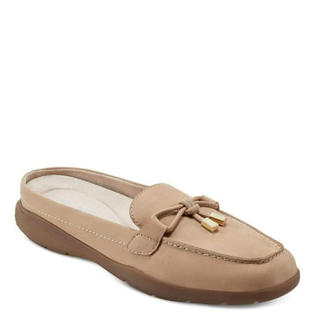 

Easy Spirit Women s Patti Loafer Light Natural Nubuck 6