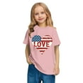 thumbnail image 6 of jobturf Patriotic Shirts for Boys 4th of July American Flag Graphic Tees Holiday Party Cotton Short Sleeve Blouses Summer Tops Size 3-10 Years, 6 of 9