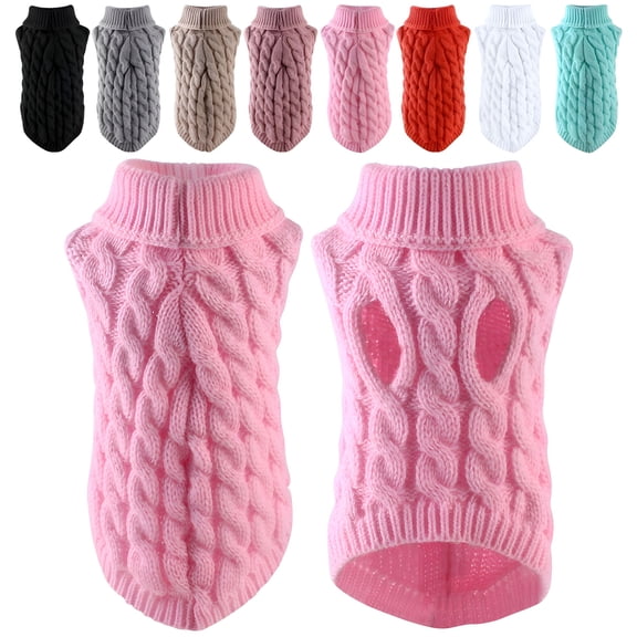 ELORIAH Mini Pet Dog Cat Knitted Jumper Warm Sweater Puppy Coat Jacket Clothes