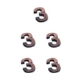 thumbnail image 2 of Cateissary Números de casa para marcas numéricas de galvanoplastia doméstica exterior Type5 NO5, 2 of 6