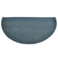 thumbnail image 2 of Fireside Chimney Supply 5 Feet Half Round Blue Guardian Rug | 60" x 32" Fireplace Mat | Fire Resistant Fiberglass Floor Protector for Wood Stoves | Durable Berber Loop Carpet Accent, 2 of 2