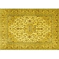 thumbnail image 1 of Ahgly Company Indoor Rectangle Medallion Yellow Traditional Area Rugs, 7' x 9', 1 of 4