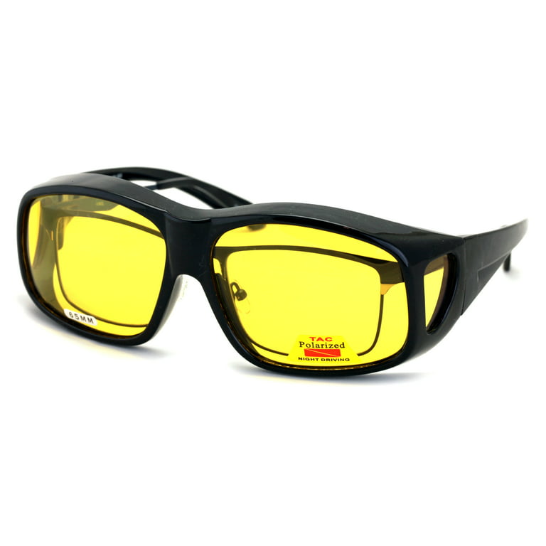 Unisex Night Vision Driving Glasses Anti Glare Safety Sunglasses Yellow  Lens HOT