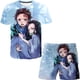 thumbnail image 1 of Demon Slayer trajes ropa niños dibujos animados Casual manga corta Tops camisetas y pantalones cortos trajes niños 3D impresión 2 piezas Sets10T Gao Jinjia LED, 1 of 2