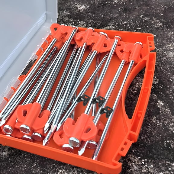 Soimiss 10Pcs Camping Tent Hooks Plastic Lightweight Hooks for Canopy and Tent Setup