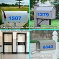 thumbnail image 2 of iSYFIX Blue Vinyl Numbers Stickers – 4 Inch Self Adhesive (2 Sets)- Premium Decal Die Cut and Pre-Spaced for Mailbox, Signs, Window, Door, Cars, Trucks, Homes, Businesses, Address Numbers, 2 of 6