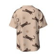 thumbnail image 7 of Kdxio Men's Hawaiian Shirt for Men Short Sleeve Shirt Leopard Print Summer Casual Holiday Beach Button Down T-Shirts, 7 of 7