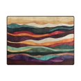thumbnail image 5 of Yayeee Area Rugs for Living Room 5.2'x4' Non Slip Washable Bedroom Floor Carpet, Artistic Desert Pattern, 5 of 5